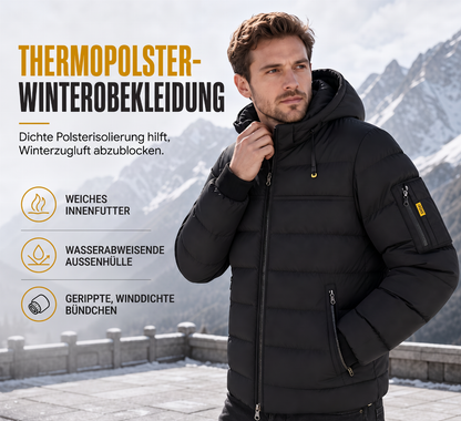 🥳Über 5.000 Mal im Warenkorb!🥳 Lässige, warme, isolierte Winterjacke für Herren, kurz und wattiert