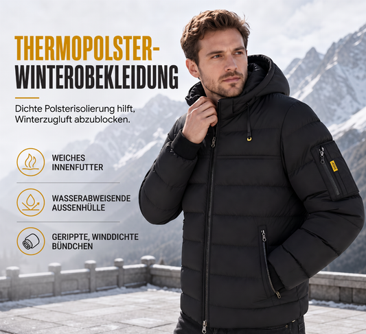 🥳Über 5.000 Mal im Warenkorb!🥳 Lässige, warme, isolierte Winterjacke für Herren, kurz und wattiert