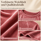 ⏰Beliebt und bald ausverkauft!⏰ Freizeitkleid aus Samt mit Rundhalsausschnitt und Taschen für Damen