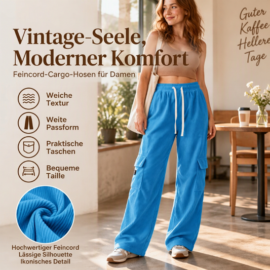 📢🎉50%Rabatt!!!🛍️✨Damen Freizeit Retro Cord Cargo Hose
