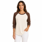 🥳Über 50.000 verkauft! 50% Rabatt!🥳 Damen Lockeres Casual Rundhals Langarm T-Shirt Farbblock Pullover Oberteil