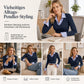 📢50% Rabatt!📢 Damen Streifenimitat Zweiteiler Langarm Strickpullover Preppy-Stil Schmaler Passform Pullover-Oberteil