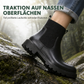 🔥Kundenfavorit!🔥 Freizeit-Stiefeletten für Damen mit niedlichem Absatz, quadratischer Zehenpartie, klobigem Absatz und sockenartigem Knöchelschuh-Design