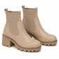 🔥Kundenfavorit!🔥 Freizeit-Stiefeletten für Damen mit niedlichem Absatz, quadratischer Zehenpartie, klobigem Absatz und sockenartigem Knöchelschuh-Design