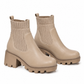 🔥Kundenfavorit!🔥 Freizeit-Stiefeletten für Damen mit niedlichem Absatz, quadratischer Zehenpartie, klobigem Absatz und sockenartigem Knöchelschuh-Design