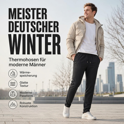 💞Top bewertet + 50% Rabatt!💞Herren konisch zulaufende Hose mit dicker, warmer Fütterung