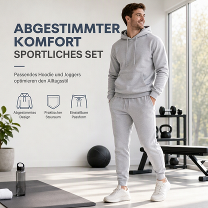 💞Liebste Wahl unserer Kunden!💞Herren Freizeit Weich Kapuzenpullover und Jogginghosen Set