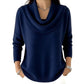⭐50% RABATT– Pailletten-Pullover mit elegantem Kragen – weich und wärmend 🧣