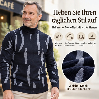 ⏰Beliebt und bald ausverkauft!⏰ Lässiger Herren-Rollkragenpullover mit taillierter Passform – bequem & vielseitig