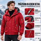 🎯 50% Rabatt + Gratis Versand! 🧥 Warme Herren-Winterjacke mit Kapuze aus Kunstfell