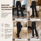 Damen Stretch Stoffhose mit hoher Taille, business-lässige Arbeitshose fürs Büro