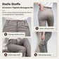 Damen Stretch Stoffhose mit hoher Taille, business-lässige Arbeitshose fürs Büro
