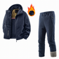 🥳Über 10.000 positive Bewertungen! 50% Rabatt!🥳 Unisex Casual Thermojacke und Hose Set