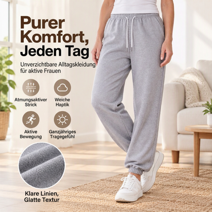 💥Jetzt im Trend!💥 Freizeit-Sporthose für Damen mit Kordelzug