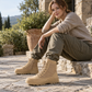 🌟Über 10.000 positive Bewertungen!🌟 Unisex Outdoor Hochgeschlossene taktische Kampfstiefel