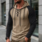 🚀Viral gegangen!🚀 Texturiertes, plissiertes Herren-Hoodie mit Schulterdetails