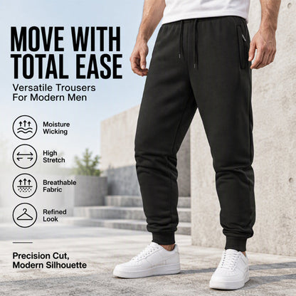 ⏰Aktion endet bald!⏰ Warme Jogginghose für Herren mit Reißverschlusstaschen