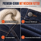 📢🎉50%Rabatt!!!🛍️✨Herren Winter Jeans mit warmer Fütterung, locker geschnitten, gerade legende, Freizeit-Denim-Hosen