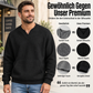 📢Blitzangebot! Jetzt zuschlagen!📢 Legere Waffelstrick-Sweatshirt für Herren