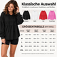 🥳Über 50.000 verkauft!🥳 Damen lockeres, gerafftes Kapuzen-Sweatshirt