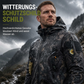 Winddichte taktische Outdoor-Kapuzenjacke für Herren