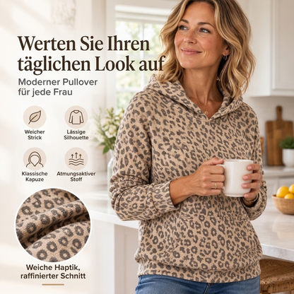 📢🎉50%Rabatt!!!🛍️✨Lässiges Sweatshirt für Damen mit Leopardenmuster
