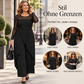 🥳Bestseller zurück! Jetzt kaufen!🥳Eleganter Damen-Overall aus Mesh mit langen Ärmeln und Wickeloverlay
