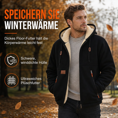 🔥Nur heute: 50% Rabatt!🔥Freizeit-Kapuzen-Sweatjacke für Herren mit Reißverschluss