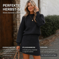 2-teiliges Damen-Set aus Strickpullover und Rock