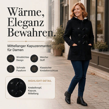 ⚡Flash-Sale! Solange der Vorrat reicht!⚡Warme Damen-Winterjacke mit Kapuze und Toggle-Verschluss