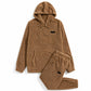 🥳Über 50.000 verkauft!🥳 Herren Winter Warm Lammkapuzenpullover und Hosen 2-Teilig Set