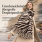 🦓✨ Damen Winter-Stola mit Zebra-Print – Kunstkaschmir, Warm & Fransendetail ❄️