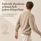 🥳Top Angebot!🥳 Herren Retro Henley Künstliches Zweiteiliges Sweatshirt, Locker Sitztender Langarm Strickpullover für Herbst und Winter