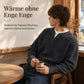 🥳Top Angebot!🥳 Herren Retro Henley Künstliches Zweiteiliges Sweatshirt, Locker Sitztender Langarm Strickpullover für Herbst und Winter