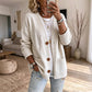 ⚡Flash-Sale!⚡ Damen Cardigan mit V-Ausschnitt und lockerer Passform