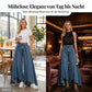 📦 Frisch eingetroffen! 👖 Damen Hochtaillierte Weitbein-Jeans mit High-Low-Saum – moderner Look, figurschmeichelnd & vielseitig kombinierbar