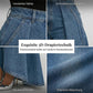 📦 Frisch eingetroffen! 👖 Damen Hochtaillierte Weitbein-Jeans mit High-Low-Saum – moderner Look, figurschmeichelnd & vielseitig kombinierbar