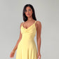 Lulah Drapiertes Maxikleid mit integriertem BH--Kostenloser Versand!