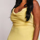 Lulah Drapiertes Maxikleid mit integriertem BH--Kostenloser Versand!