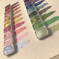 20 Pailletten Aquarellmalerei Set