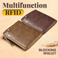 Men's Essentials💰 Multifunktionale RFID-Blockierung Wasserdicht Strapazierfähige PU-Leder Geldbörse 🎁