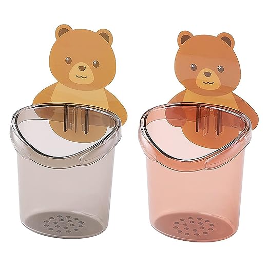 Cartoon Bear Toothbrush Holder