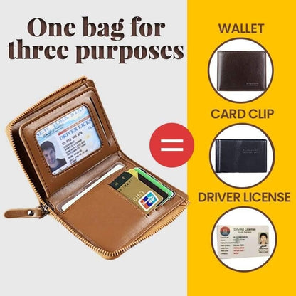 Men's Essentials💰 Multifunktionale RFID-Blockierung Wasserdicht Strapazierfähige PU-Leder Geldbörse 🎁
