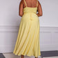 Lulah Drapiertes Maxikleid mit integriertem BH--Kostenloser Versand!