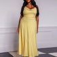 Lulah Drapiertes Maxikleid mit integriertem BH--Kostenloser Versand!