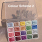 20 Pailletten Aquarellmalerei Set