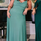 Lulah Drapiertes Maxikleid mit integriertem BH--Kostenloser Versand!