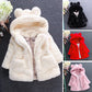 [Bestes Geschenk für sie] Mädchen süße dicke Kaninchenohren Kapuzenjacke