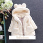 [Bestes Geschenk für sie] Mädchen süße dicke Kaninchenohren Kapuzenjacke