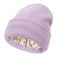 [Bestes Geschenk]Schutz für die Frisur - Satinierte, weiche, doppelseitige, gestrickte Mützen